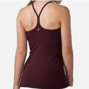 Lululemon Power Y Tank‎ - Lycra® - Bordeaux Drama - Size 4
